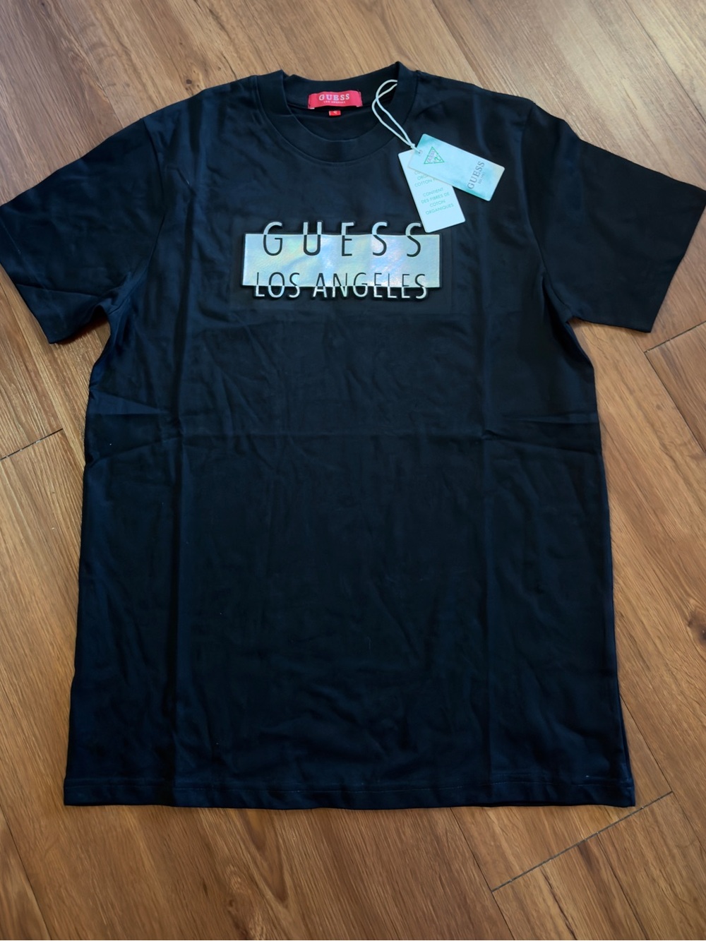 GUESS Los Angeles Black Logo T-Shirt